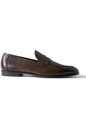Tom Ford Sean Full-Grain Leather Loafers