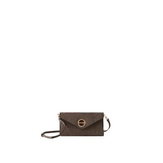 Borbonese Mini Bolso Portacarte - Bags - Mujer - Marr&oacute;n - ONE SIZE