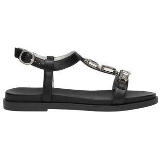 Nero Giardini Flat Sandals, female, Black, Size: 10 US Sandalo