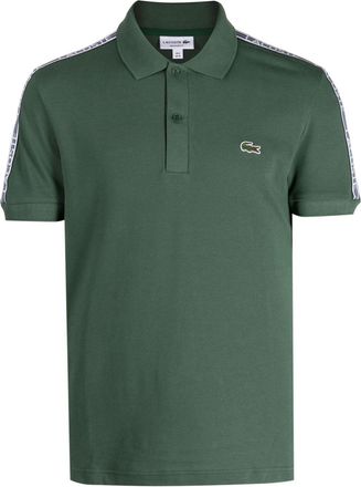 Lacoste logo-patch cotton polo shirt - unisex - Cotton/Elastane/Cotton - 3 - Green