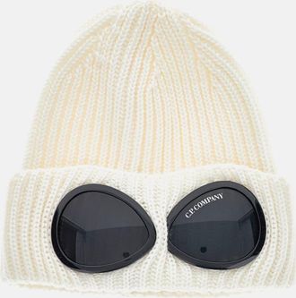 C.P. Company C. P. Company Cream Merino Wool Beanie