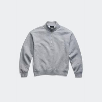 Canada Goose Wander Quarter Zip (Women, Stone Heather, S)