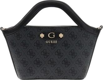 Guess Lindsey Mini Tote - Dames - Shoppers - Zwart - ONE Size - Tassen