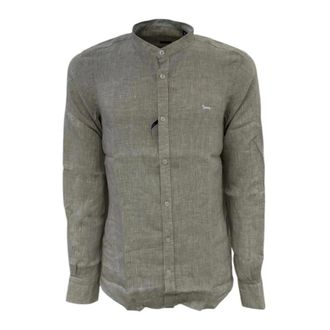 Harmont & Blaine Casual Shirt - Heren - Casual Overhemden - Beige - XS - Overhemden