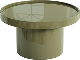 Vente-Unique Mesa de centro de MDF - Verde caqui lacado - SYBEVA