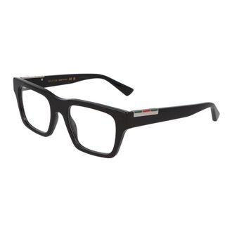 Gucci Glasses, unisex, Black, Size: 55 MM Square Frame Eyeglasses Gg1889O
