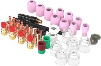 OEM Kit De Boquillas De Gas Para Antorcha De Soldadura Tig Wp-17/18/26, 71 Piezas