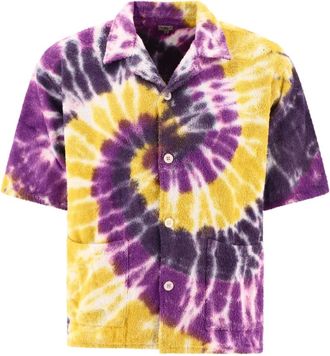 South2 West8 Cabana Shirt - Heren - Overhemden - Veelkleurig - Maat: S Katoen