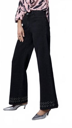 Joseph Ribkoff Mid Rise Jean In Charcoal Grey