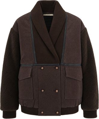 Sessun Wildmoka Elmount Boucl&eacute; Twill Shawl Collar Jacket