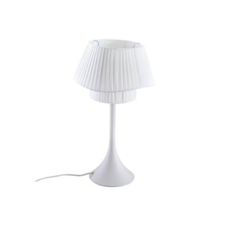 Lindby Lindby L&aacute;mpara De Mesa eryndor En Blanco Metal