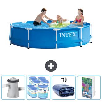 Intex Piscina Con Estructura Redonda - 305x76 Cm - 5-piezas Scb102