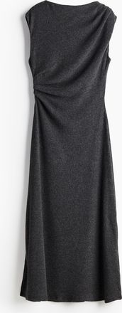 H&M Drapiertes Bodycon-Kleid - Grau