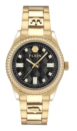 Philipp Plein Queen WoMens Gold Watch PWCDA0624 material_Stainless_Steel - One Size