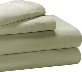 Superior Premium 650 Thread Count Egyptian Cotton Solid Deep Pocket Sheet Set