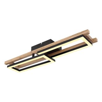 Globo Lighting Plaf&oacute;n - Illa - Negro - Metal - Led - 67266d - Globo