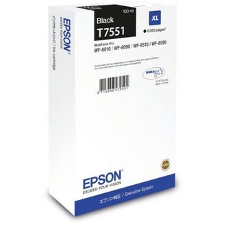 Epson Cartucho Tinta Epson C13t755140 Negro T7551