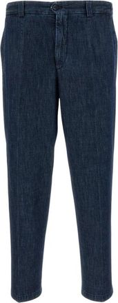 BRIGLIA 1949 Pant - Heren - Slim Fit Jeans - Blauw - 2XL - Leer - Jeans