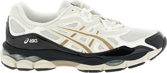 Asics Grey/White Gel-NYC Synthetic Mesh Sneakers