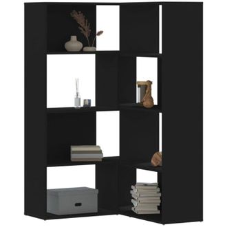 vidaXL Vidaxl - Estanter&iacute;a De Esquina 4 Niveles Madera Blanco 85x85x140 Cm