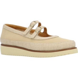 L'Amour Des Pieds Zalika Mary Jane Wedge in Natural at Nordstrom, Size 8.5