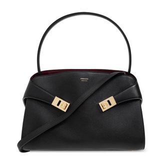 Ferragamo Dames, Tassen, Zwart, Maat: ONE Size Leer