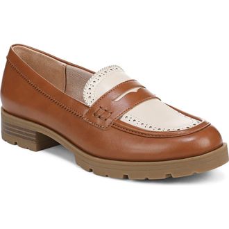Life Stride London 3 Platform Penny Loafer in Bourbon/Bone at Nordstrom, Size 5.5