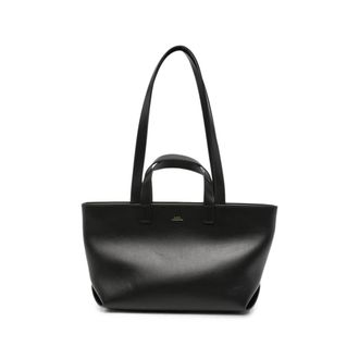 A.P.C. A. p.c. Logo-print Leather Tote Bag