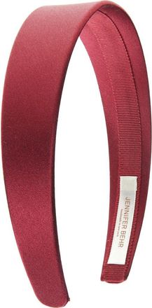 Jennifer Behr Lydia Satin Headband in Pinot at Nordstrom