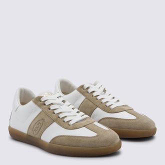 Tod's Suede and Leather Lace-Up Sneaker - Multicolor