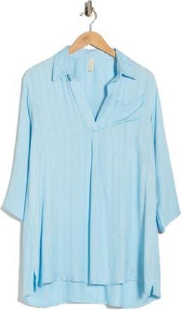 Boho Me Oversize Cover-Up Shirt in Blue at Nordstrom Rack, Size X-Large