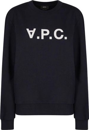 A.P.C. Sweatshirts - Dames - Sweatshirts - Blauw - XS - Hoodies & sweatvesten