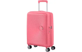 American Tourister Koffer AMERICAN TOURISTER Soundbox Sun Kissed, Damen, Gr. B/H/T: 20cm x 55cm x 40cm, rot (coral), Polypropylen, Koffer Koffer