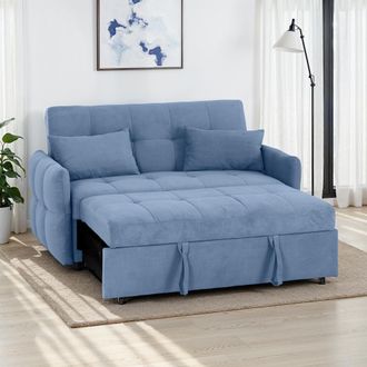Seconique Chelsea Sofa Bed in Blue