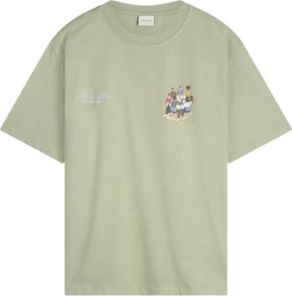 Filling Pieces T-shirt Supper - Heren - T-shirts - Groen - L - Katoen - Tops