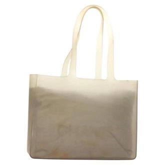 Chanel Pre-owned Caucho bolsos-chanel - Pre-owned - Mujer - Beige - ONE SIZE