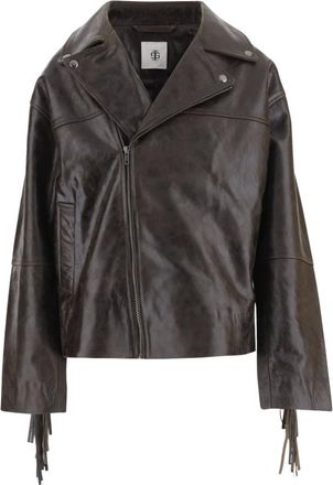 The Garment Dames, Jassen, Bruin, Maat: 2XS Leer