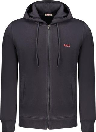 Rifle Blauwe Katoenen Heren Hoodie
