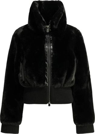 Pinko Bagels Bomber - Dames - Jassen - Zwart - S - Wol - Jassen