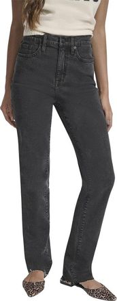 DKNY Dkny High Rise Ecru Relaxed Straight Jean