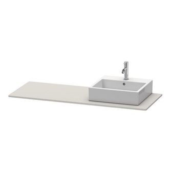 Duravit Consolle Duravit Xsquare 16x1400x550mm Con Foro Dritto In Cemento