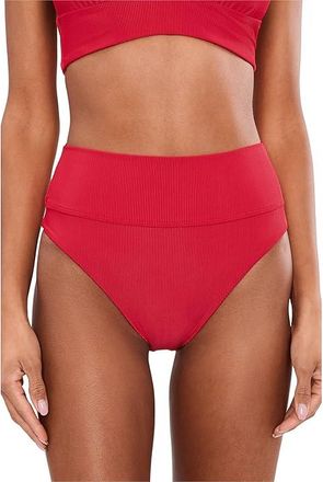 Beach Riot Highway Full Bottoms Womens Swimwear Red : SM, Polyester/Spandex