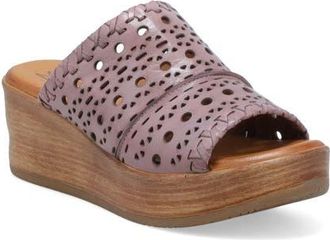 Miz Mooz Wesley Platform Wedge Slide Sandal in Blush at Nordstrom, Size 10.5-11Us
