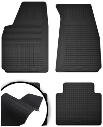 OEM Alfombrillas De Goma Para: Tesla Si Sed&aacute;n (2012-2016)