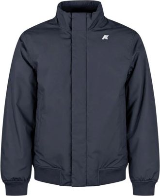 K-Way Arsene Warm Micro Canvas - - Jackets - Uomo - Blu - M