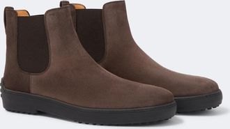 Tod's Gommino suede Chelsea boots