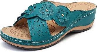 Generic Women Orthopedic Sandals with Arch Support 2026 Orthopedic Open Toe Wedge Sandals Flat Casual Comfortable Platform Slides Outdoor Walking Flip Flops S