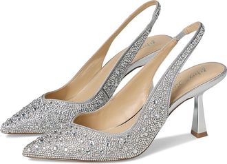 Blue by Betsey Johnson Clark Womens Shoes Silver : 5.5 M, Synthetic