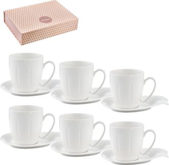 OEM Juego De 6 Tazas Y Platillos Florina Kappa (12 Piezas)