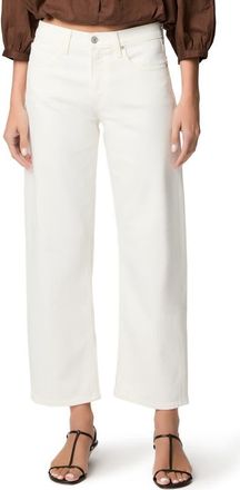 Paige Rylann High Waist Straight Leg Jeans in Tonal Ecru at Nordstrom, Size 24